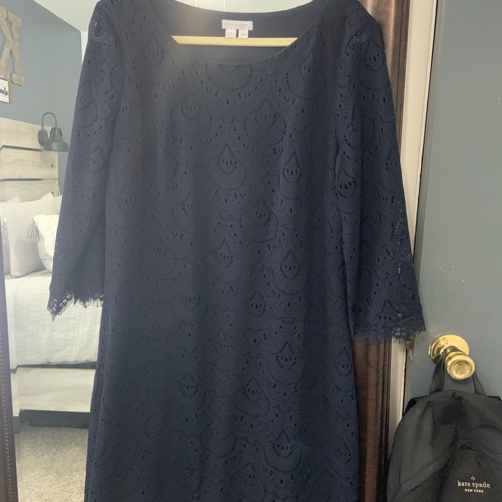 Navy blue dress